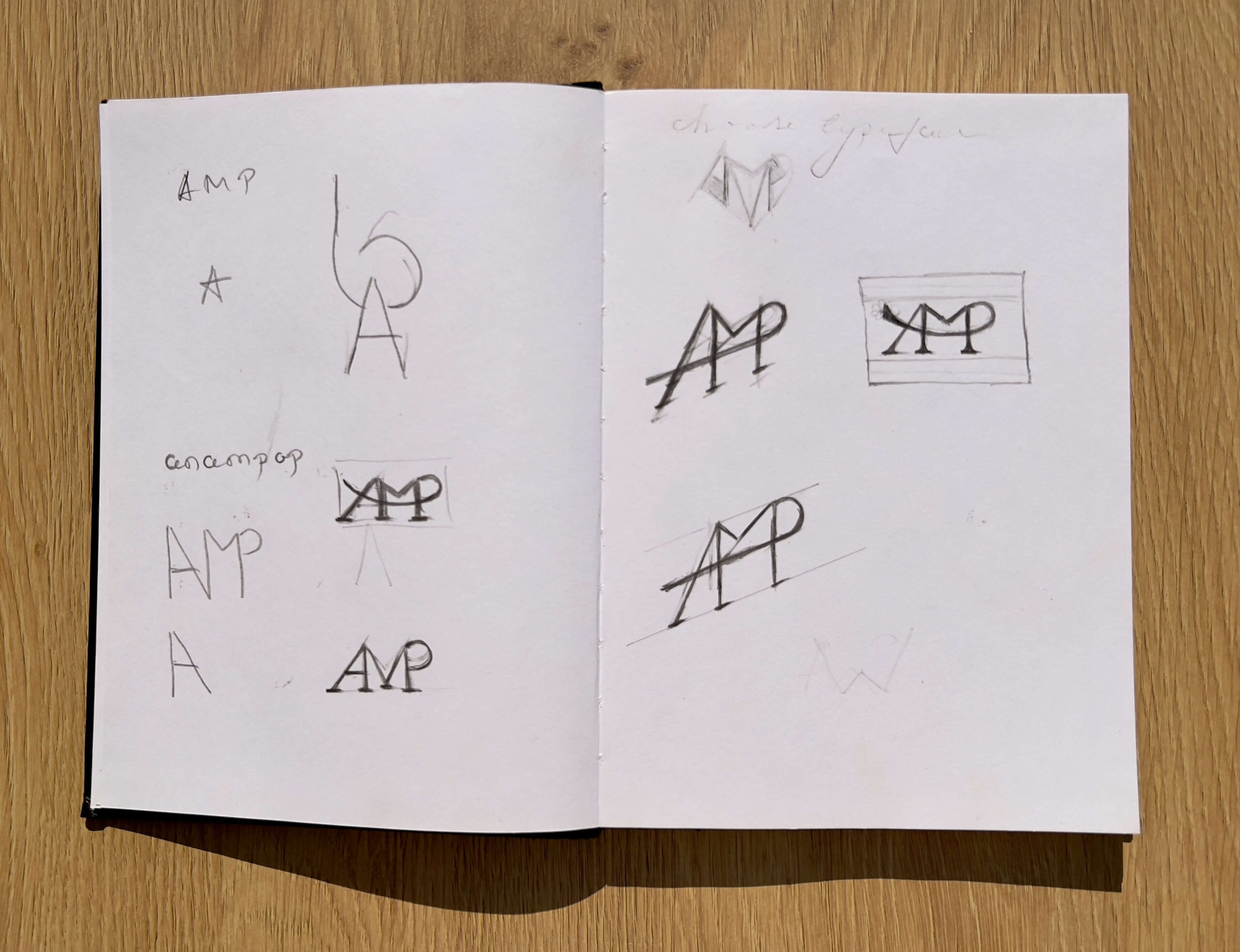 Sketches from my personal brand website journey